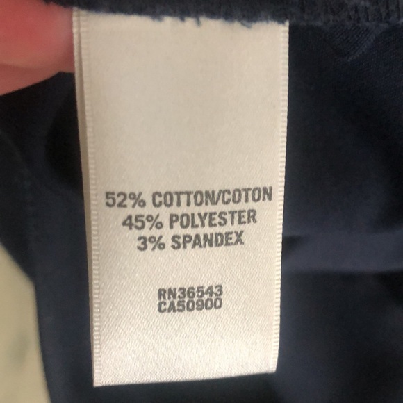 Van Heusen Navy Blue Stretch Pencil Skirt - Picture 5 of 5